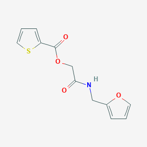 [2-(Furan-2-ylmethylamino)-2-oxoethyl] thiophene-2-carboxylate