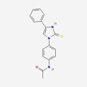 N-(4-(4-Phenyl-2-thioxo-2,3-dihydro-1H-imidazol-1-yl)phenyl)acetamide