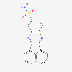 molecular formula C18H11N3O2S B10801458 Acenaphtho[1,2-b]quinoxaline-9-sulfonamide 