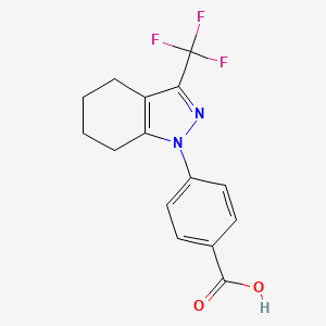 4-(3-(trifluoromethyl)-4,5,6,7-tetrahydro-1H-indazol-1-yl)benzoic acid