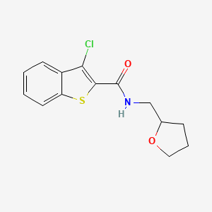 3-chloro-N-(oxolan-2-ylmethyl)-1-benzothiophene-2-carboxamide