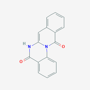 molecular formula C16H10N2O2 B10801706 5H-isoquino[2,3-a]quinazoline-5,12(6H)-dione 