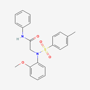 2-[N-(2-Methoxyphenyl)4-methylbenzenesulfonamido]-N-phenylacetamide