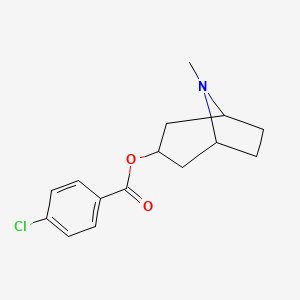 8-Methyl-8-azabicyclo[3.2.1]oct-3-yl 4-chlorobenzoate