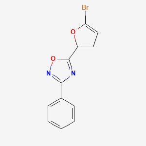 5-(5-Bromofuran-2-yl)-3-phenyl-1,2,4-oxadiazole