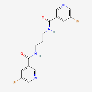 N,N'-propane-1,3-diylbis(5-bromopyridine-3-carboxamide)