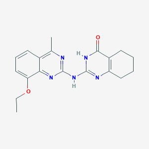 (2E)-2-[(8-ethoxy-4-methylquinazolin-2-yl)imino]-1,2,5,6,7,8-hexahydroquinazolin-4-ol