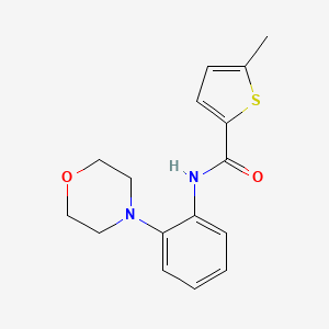 5-Methyl-N-(2-morpholinophenyl)thiophene-2-carboxamide