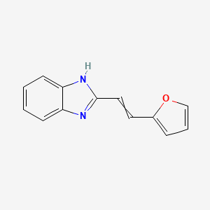 molecular formula C13H10N2O B10801941 Furylvinylbenzimidazole 