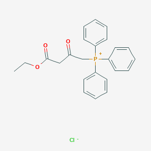 molecular formula C24H24ClO3P B010802 （3-（乙氧羰基）-2-氧代丙基）三苯基氯化鏻 CAS No. 106302-03-8