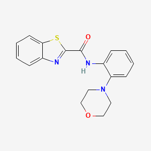 N-(2-morpholinophenyl)-1,3-benzothiazole-2-carboxamide