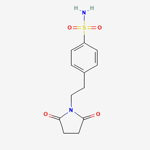 4-[2-(2,5-Dioxopyrrolidin-1-yl)ethyl]benzenesulfonamide