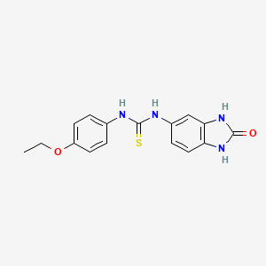 1-(4-Ethoxyphenyl)-3-(2-oxo-1,3-dihydrobenzimidazol-5-yl)thiourea