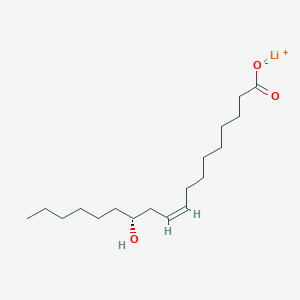 molecular formula C18H33LiO3 B108022 蓖麻油酸锂 CAS No. 15467-06-8
