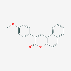 molecular formula C20H14O3 B10802214 2-(4-Methoxyphenyl)-3H-benzo[f]chromen-3-one 