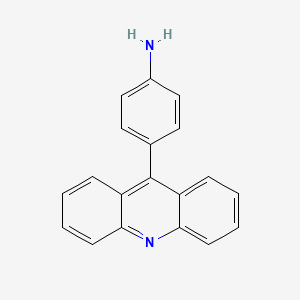 molecular formula C19H14N2 B10802249 9-(4-Aminophenyl)acridine 