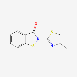 2-(4-Methyl-1,3-thiazol-2-yl)-1,2-benzothiazol-3-one