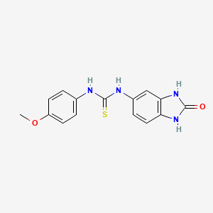 1-(4-Methoxyphenyl)-3-(2-oxo-1,3-dihydrobenzimidazol-5-yl)thiourea