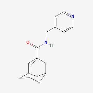 N-(pyridin-4-ylmethyl)adamantane-1-carboxamide