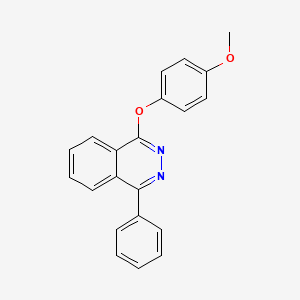 molecular formula C21H16N2O2 B10802320 1-(4-Methoxyphenoxy)-4-phenylphthalazine 