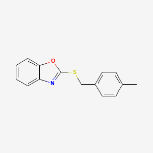 2-(4-Methylbenzylsulfanyl)benzoxazole