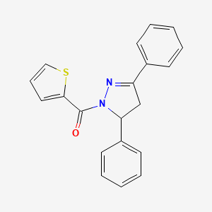 (3,5-Diphenyl-3,4-dihydropyrazol-2-yl)-thiophen-2-ylmethanone