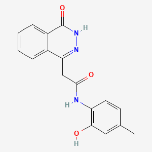 N-(2-hydroxy-4-methylphenyl)-2-(4-oxo-3H-phthalazin-1-yl)acetamide