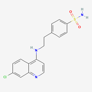 4-[2-[(7-Chloroquinolin-4-yl)amino]ethyl]benzenesulfonamide