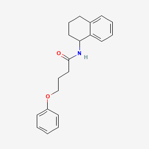 4-phenoxy-N-(1,2,3,4-tetrahydronaphthalen-1-yl)butanamide