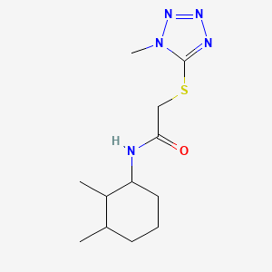 N-(2,3-dimethylcyclohexyl)-2-(1-methyltetrazol-5-yl)sulfanylacetamide