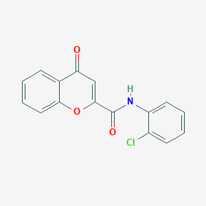 molecular formula C16H10ClNO3 B10802912 N-(2-chlorophenyl)-4-oxo-4H-chromene-2-carboxamide CAS No. 690695-16-0