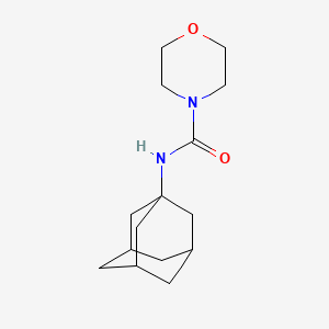 molecular formula C15H24N2O2 B10802916 N-(tricyclo[3.3.1.1~3,7~]dec-1-yl)morpholine-4-carboxamide 