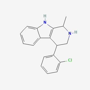 4-(2-chlorophenyl)-1-methyl-2,3,4,9-tetrahydro-1H-beta-carboline