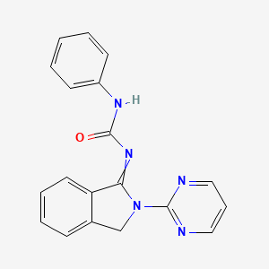 1-phenyl-3-(2-pyrimidin-2-yl-3H-isoindol-1-ylidene)urea