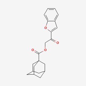 [2-(1-Benzofuran-2-yl)-2-oxoethyl] adamantane-1-carboxylate