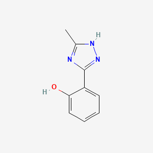 Phenol, 2-(5-methyl-1H-1,2,4-triazol-3-yl)-