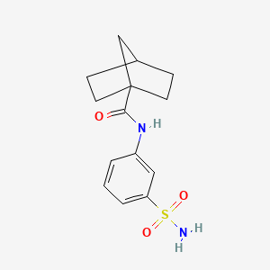 N-(3-sulfamoylphenyl)bicyclo[2.2.1]heptane-1-carboxamide