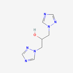 molecular formula C7H10N6O B10803105 1,3-Bis(1,2,4-triazol-1-yl)propan-2-ol 