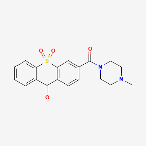 3-(4-Methylpiperazine-1-carbonyl)-10,10-dioxothioxanthen-9-one