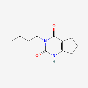 3-butyl-6,7-dihydro-1H-cyclopenta[d]pyrimidine-2,4(3H,5H)-dione