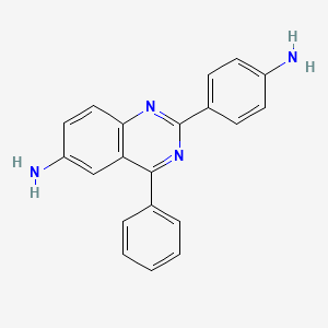 2-(4-Aminophenyl)-4-phenylquinazolin-6-amine