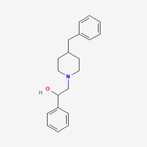 2-(4-Benzylpiperidin-1-yl)-1-phenylethan-1-ol