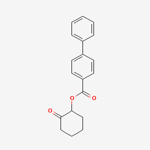 molecular formula C19H18O3 B10803433 (2-Oxocyclohexyl) 4-phenylbenzoate 