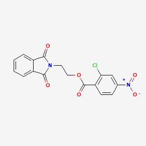 2-(1,3-Dioxoisoindolin-2-yl)ethyl 2-chloro-4-nitro-benzoate