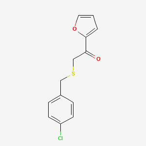 2-(4-Chlorobenzylthio)-1-(furan-2-yl)ethanone