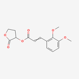 (2-Oxooxolan-3-yl) 3-(2,3-dimethoxyphenyl)prop-2-enoate