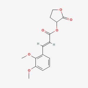 (2-oxooxolan-3-yl) (E)-3-(2,3-dimethoxyphenyl)prop-2-enoate