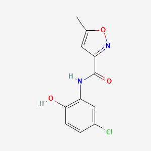 N-(5-chloro-2-hydroxyphenyl)-5-methyl-1,2-oxazole-3-carboxamide