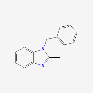 molecular formula C15H14N2 B10803921 1-Benzyl-2-methylbenzimidazole CAS No. 5805-83-4