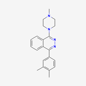 1-(3,4-Dimethylphenyl)-4-(4-methylpiperazin-1-yl)phthalazine